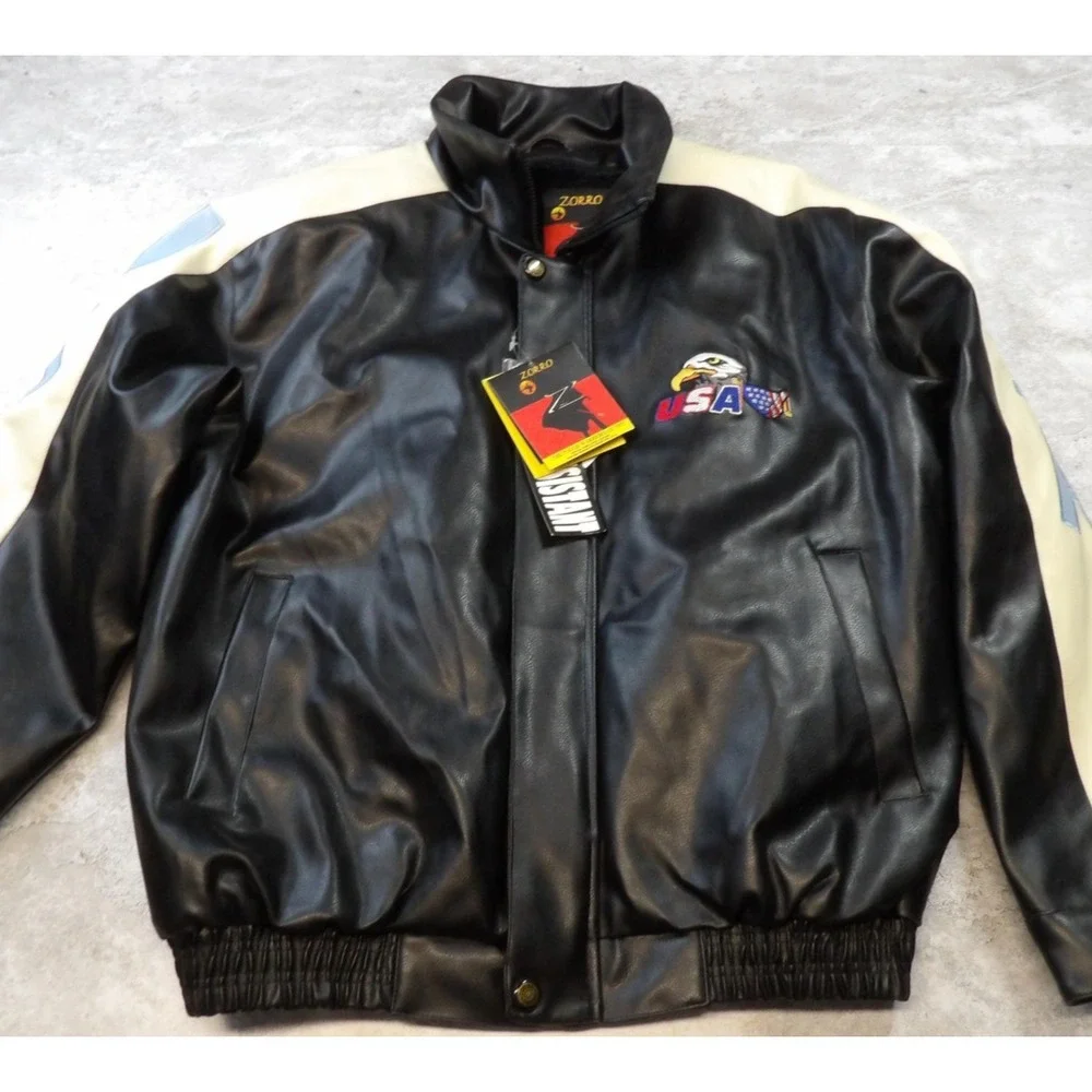 Zorro United States Marine Corps Jacket Mens 3XL Eagle Fleece Lined USA Military - Picture 2 of 11